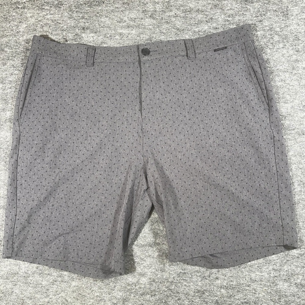 Travis Mathew Mens Shorts 42 Black Golf Casual Performance Pockets 12" Outdoor